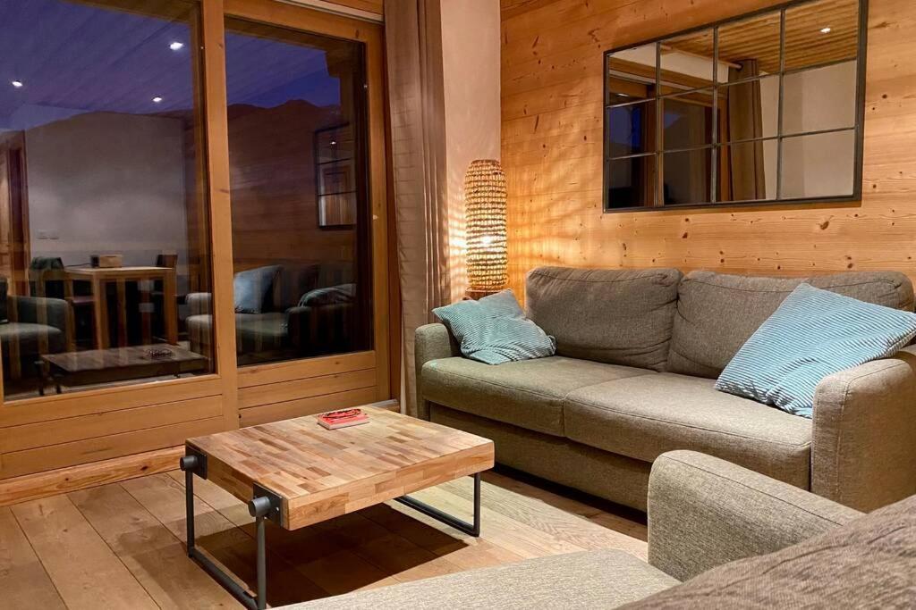 Vue Panoramique Sur Les Montagnes Plein Sud - T2 Skis Aux Pieds, Piscine & Spa 플랜 외부 사진
