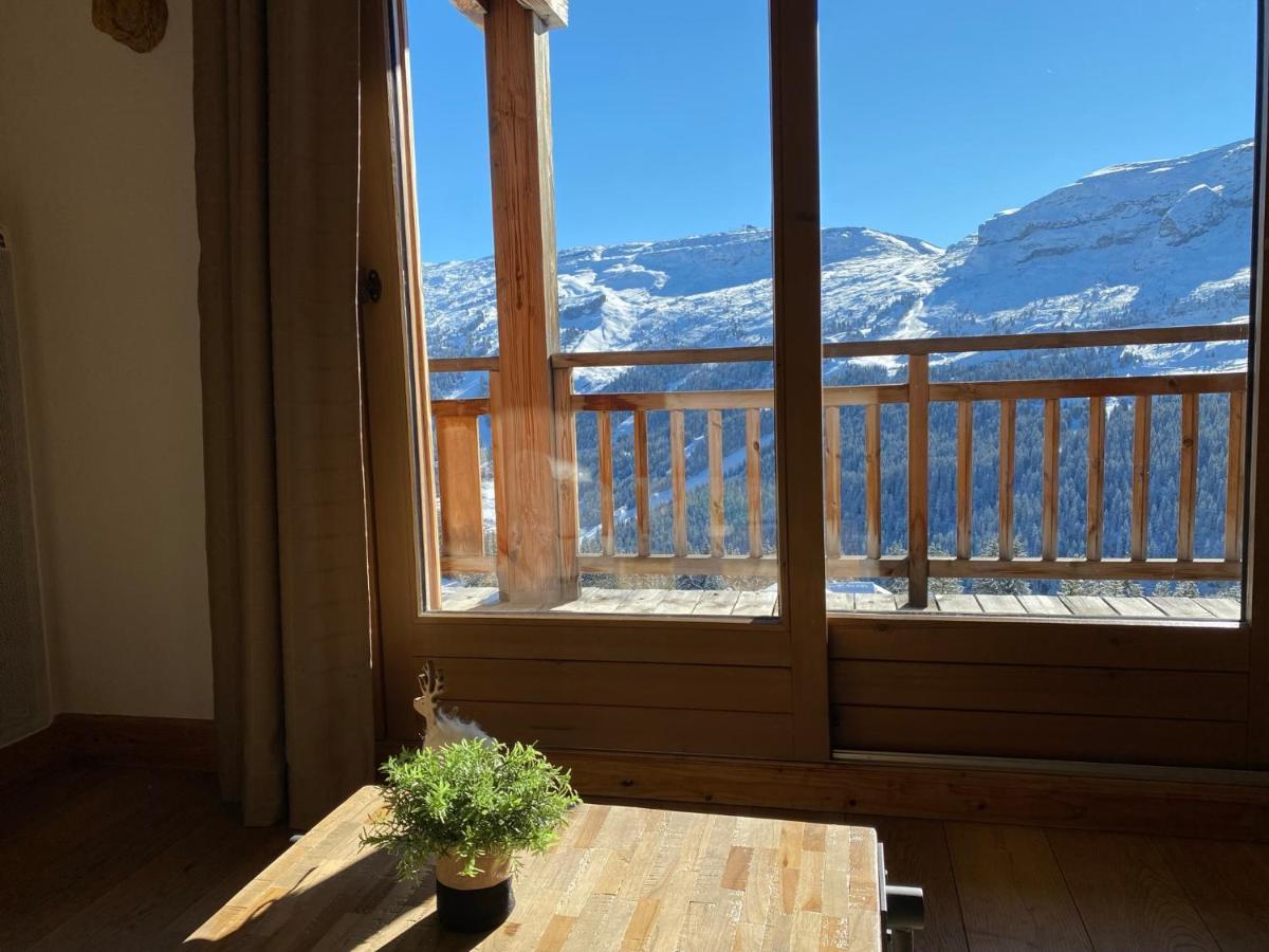 Vue Panoramique Sur Les Montagnes Plein Sud - T2 Skis Aux Pieds, Piscine & Spa 플랜 외부 사진