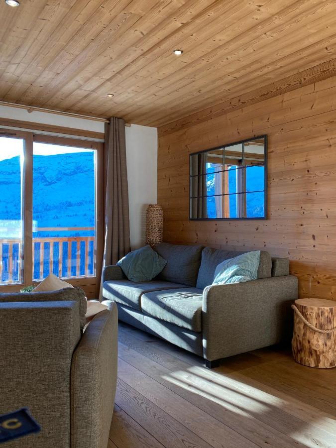 Vue Panoramique Sur Les Montagnes Plein Sud - T2 Skis Aux Pieds, Piscine & Spa 플랜 외부 사진