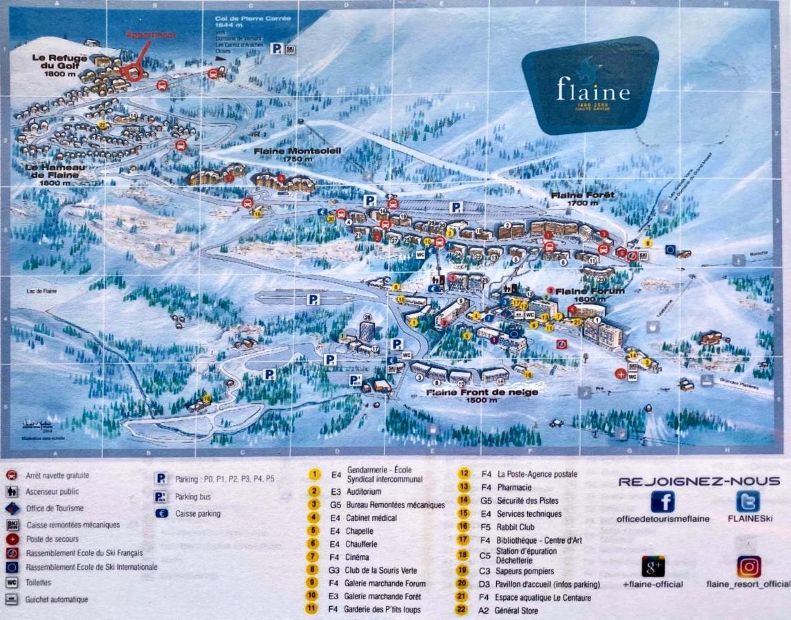 Vue Panoramique Sur Les Montagnes Plein Sud - T2 Skis Aux Pieds, Piscine & Spa 플랜 외부 사진