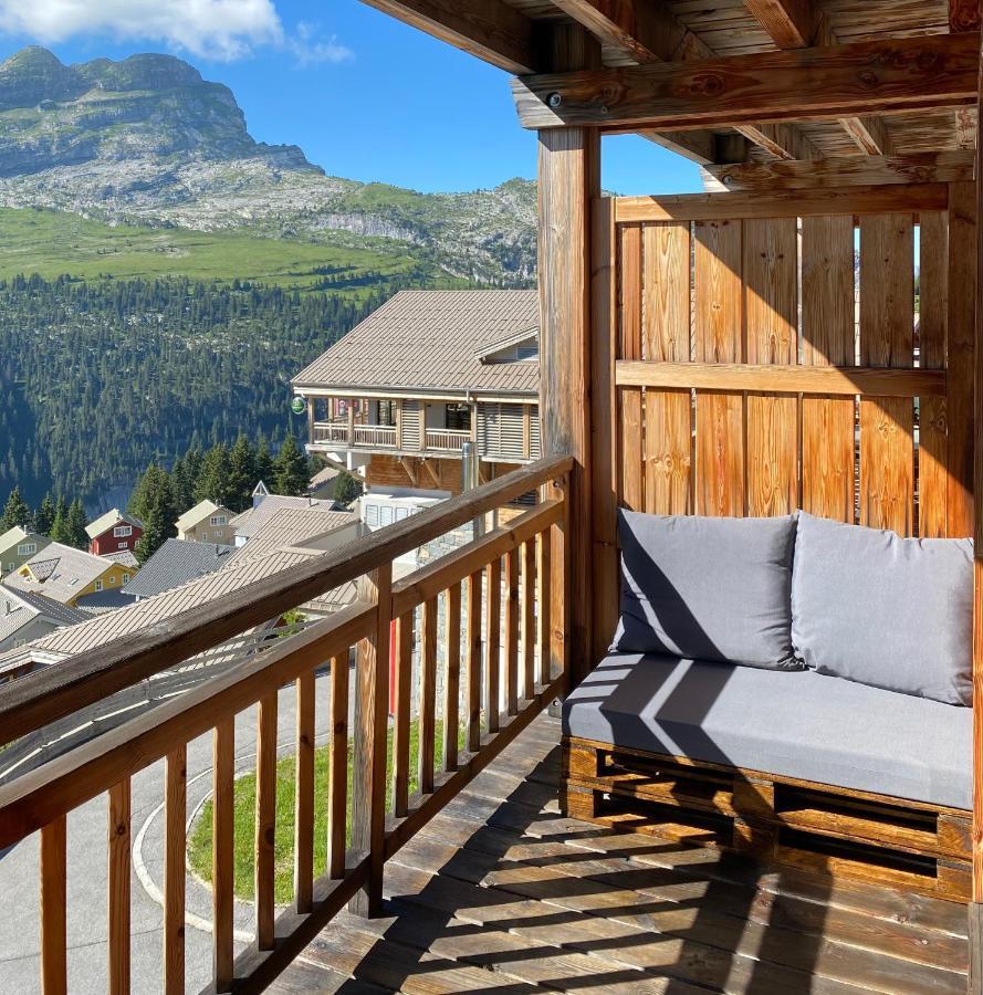 Vue Panoramique Sur Les Montagnes Plein Sud - T2 Skis Aux Pieds, Piscine & Spa 플랜 외부 사진